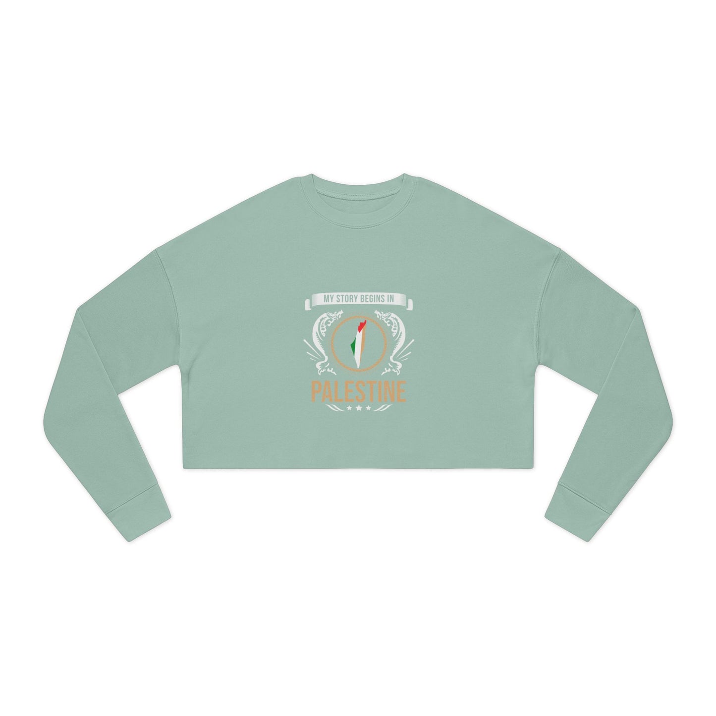 Palestine Style 2-Women's Cropped Sweatshirt