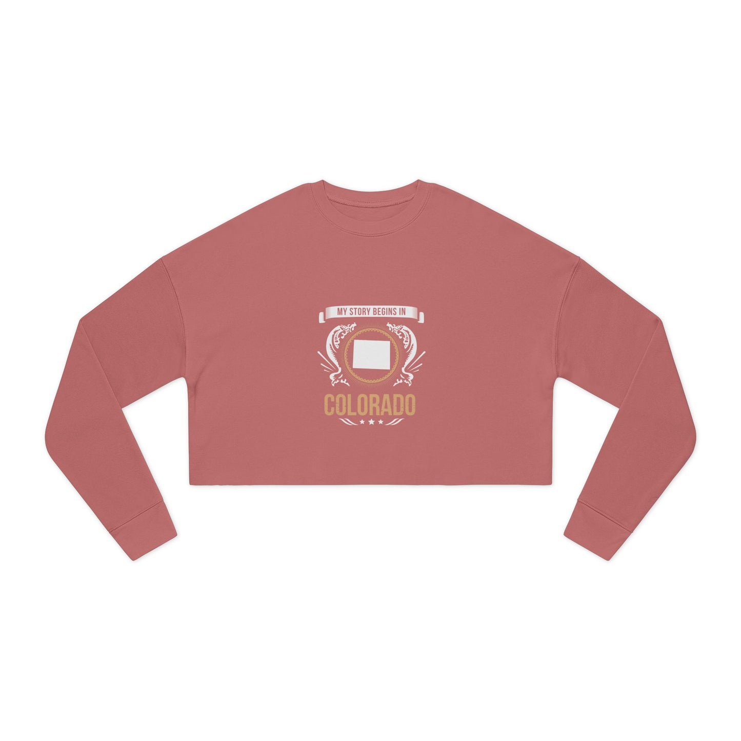 Colorado Style 2-Women's Cropped Sweatshirt