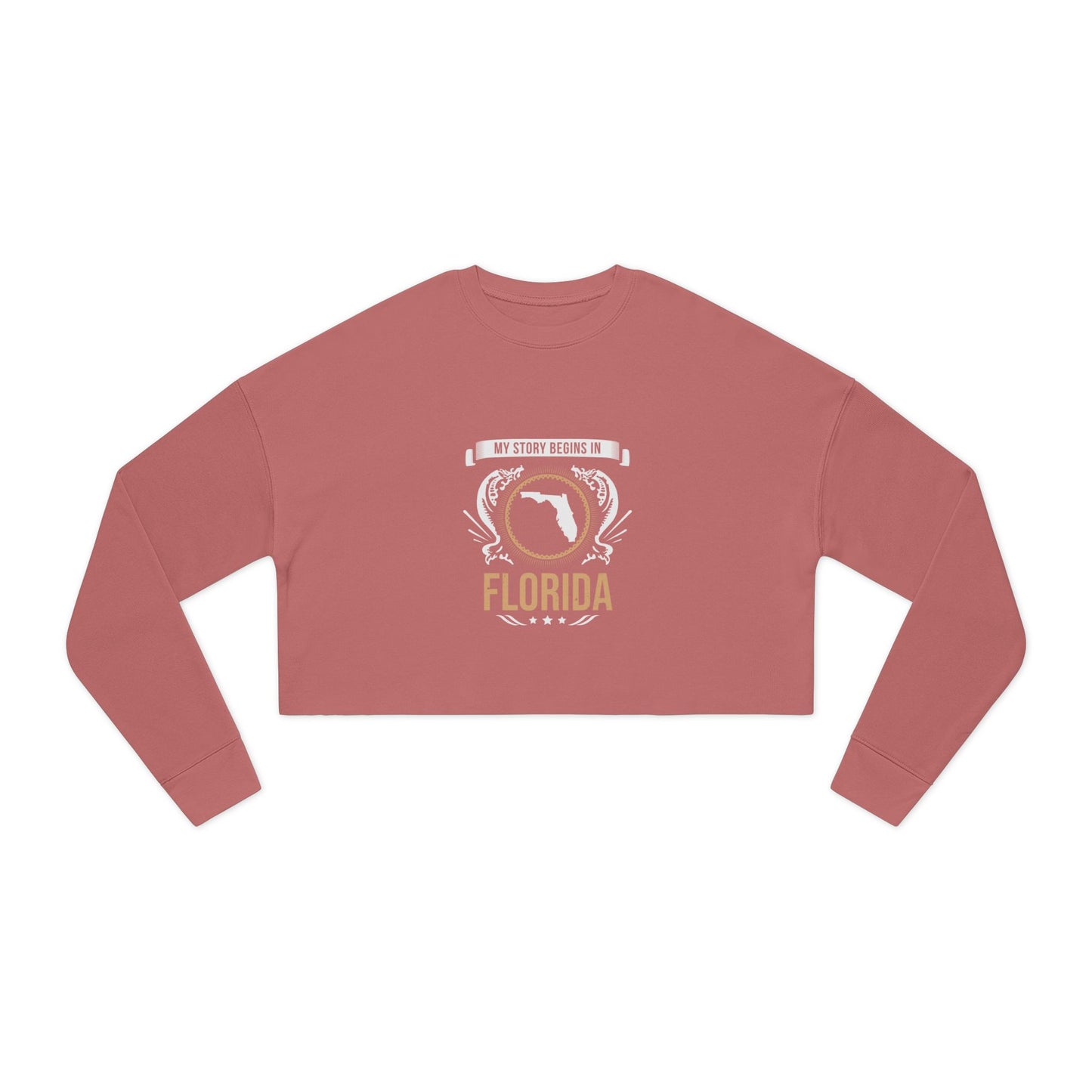 Florida Style 2-Women's Cropped Sweatshirt