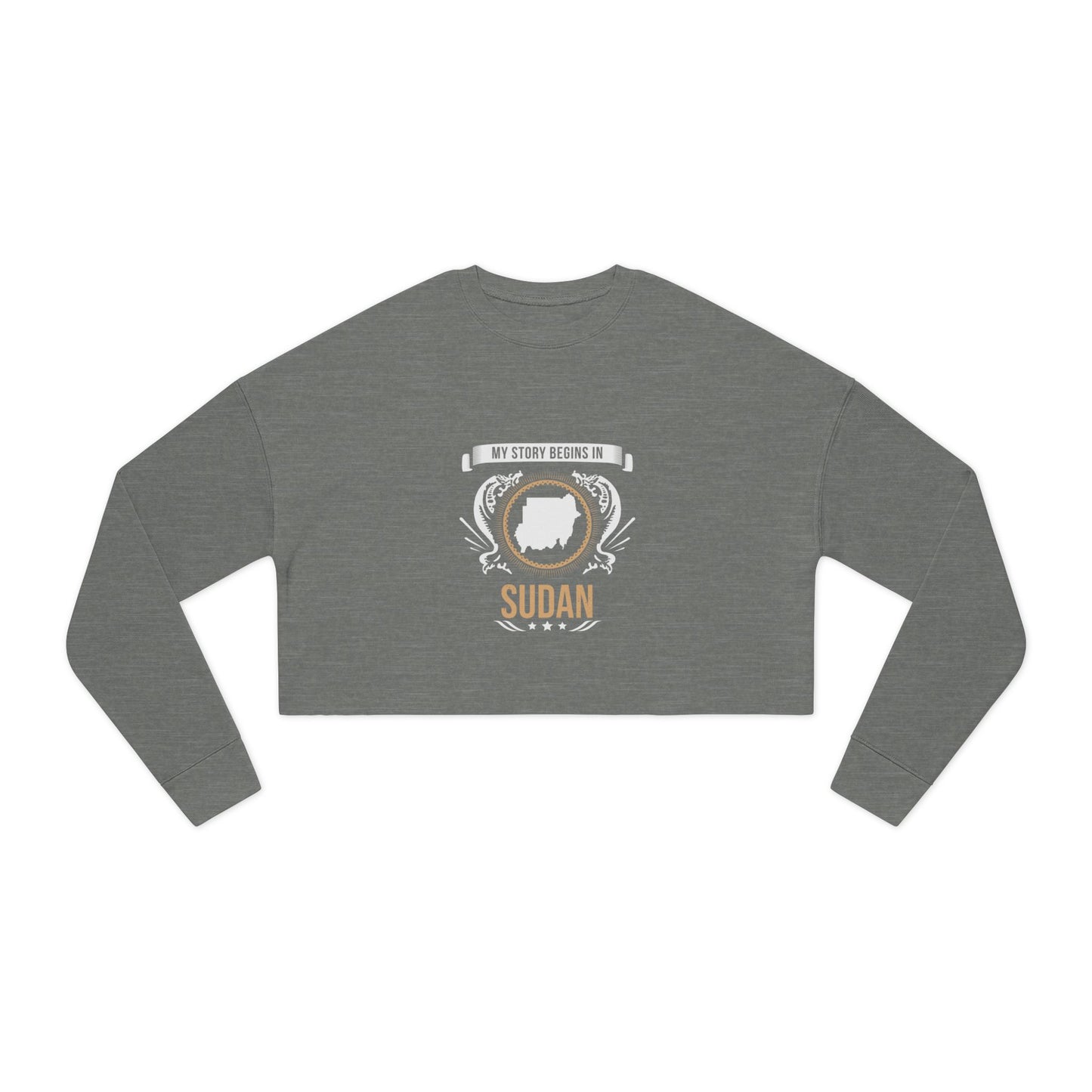 Sudan Style 2-Women's Cropped Sweatshirt