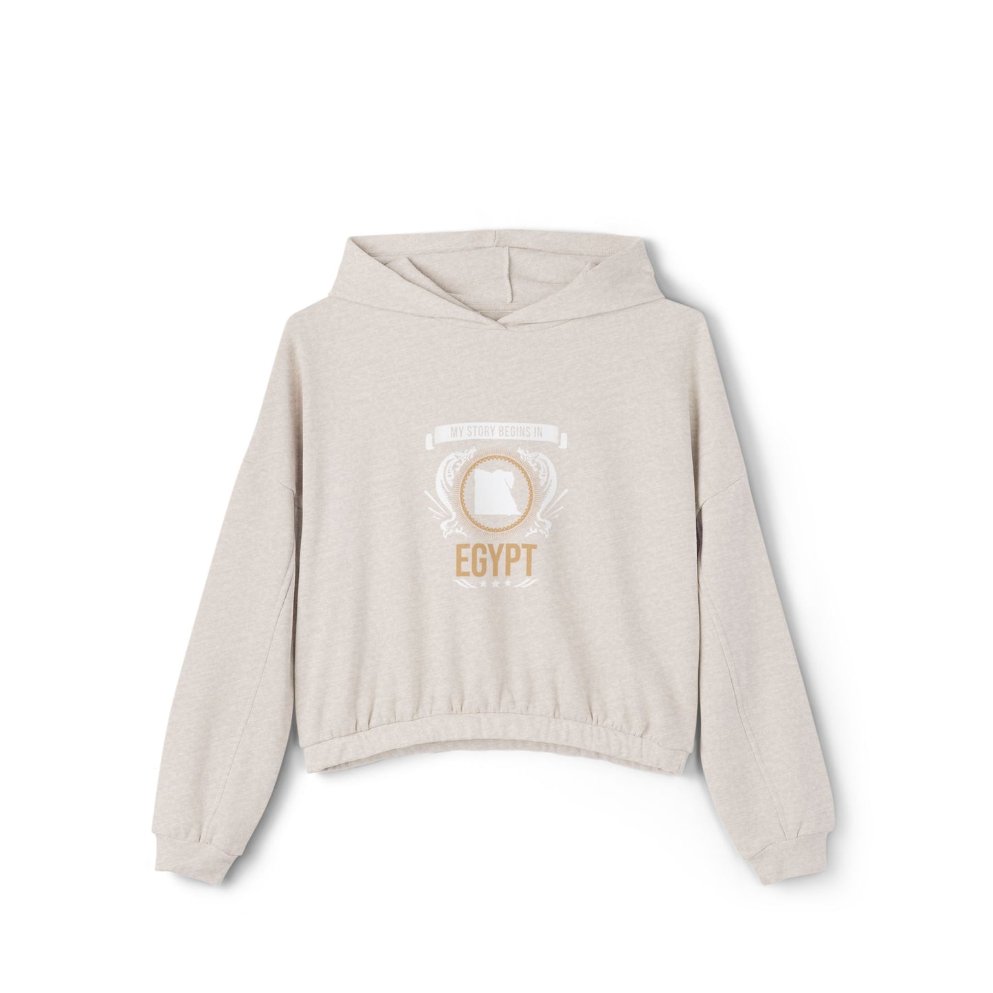 Egypt Style 2-Women's Cinched Bottom Hoodie
