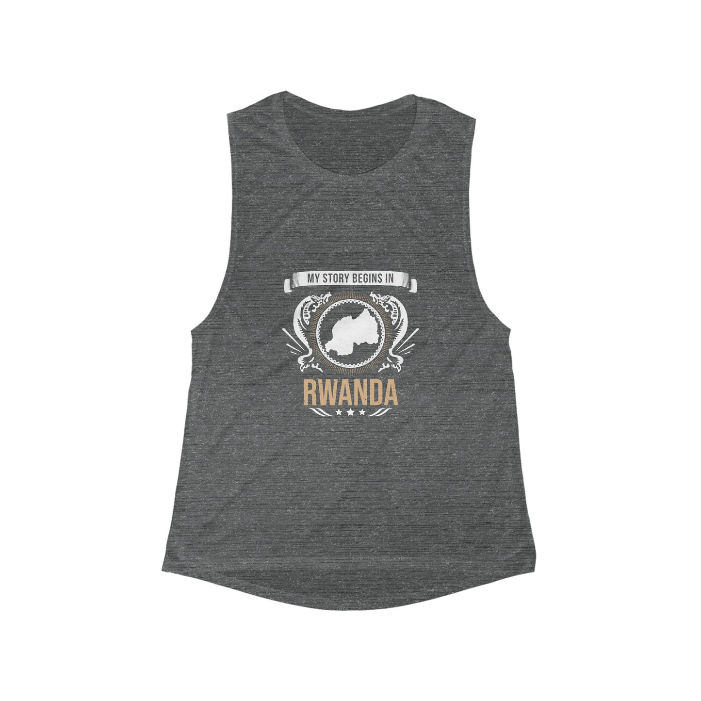 Rwanda Style 2-Women's Flowy Tank