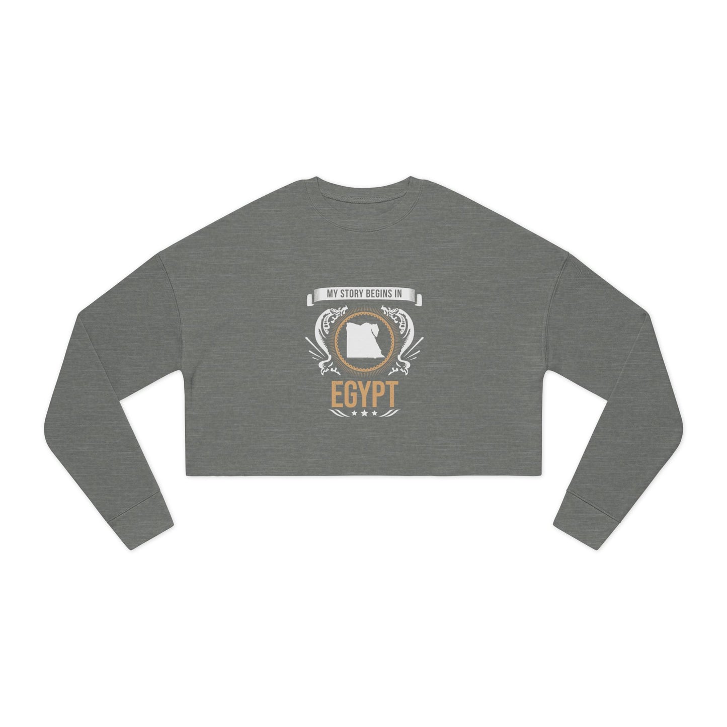 Egypt Style 2-Women's Cropped Sweatshirt