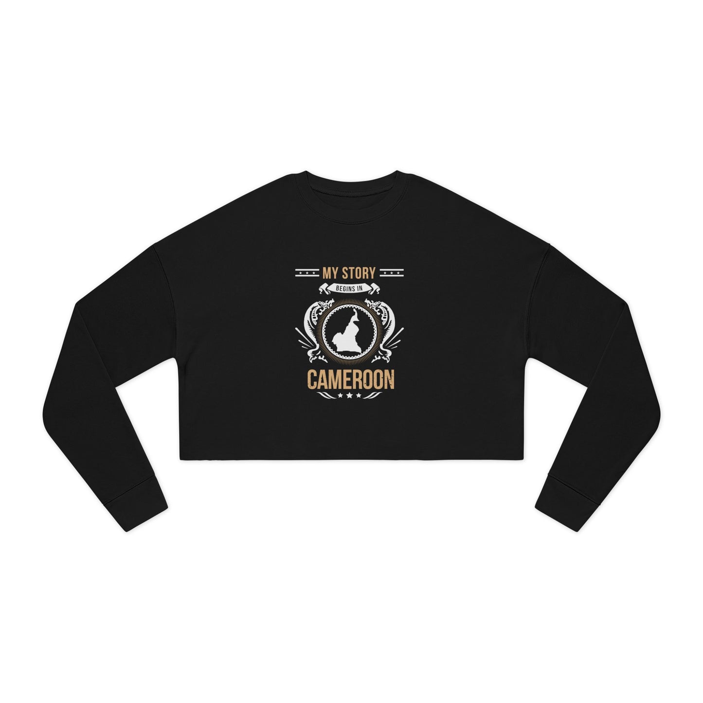 Cameroon Style 1-Women's Cropped Sweatshirt