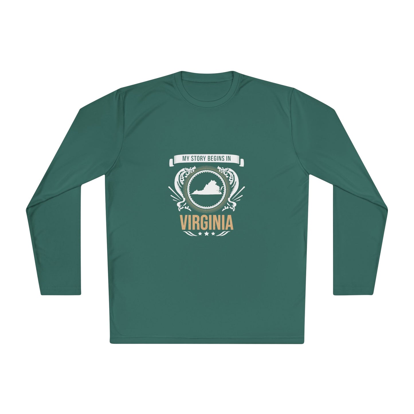 Virginia Style 2-Unisex Lightweight Long Sleeve Tee