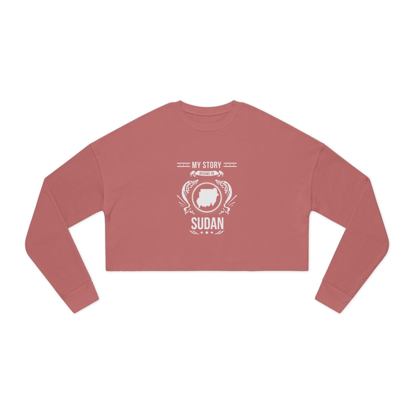 Sudan Style 1-Women's Cropped Sweatshirt
