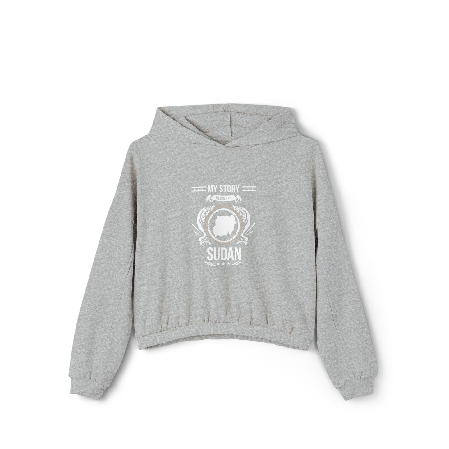 Sudan Style 1-Women's Cinched Bottom Hoodie