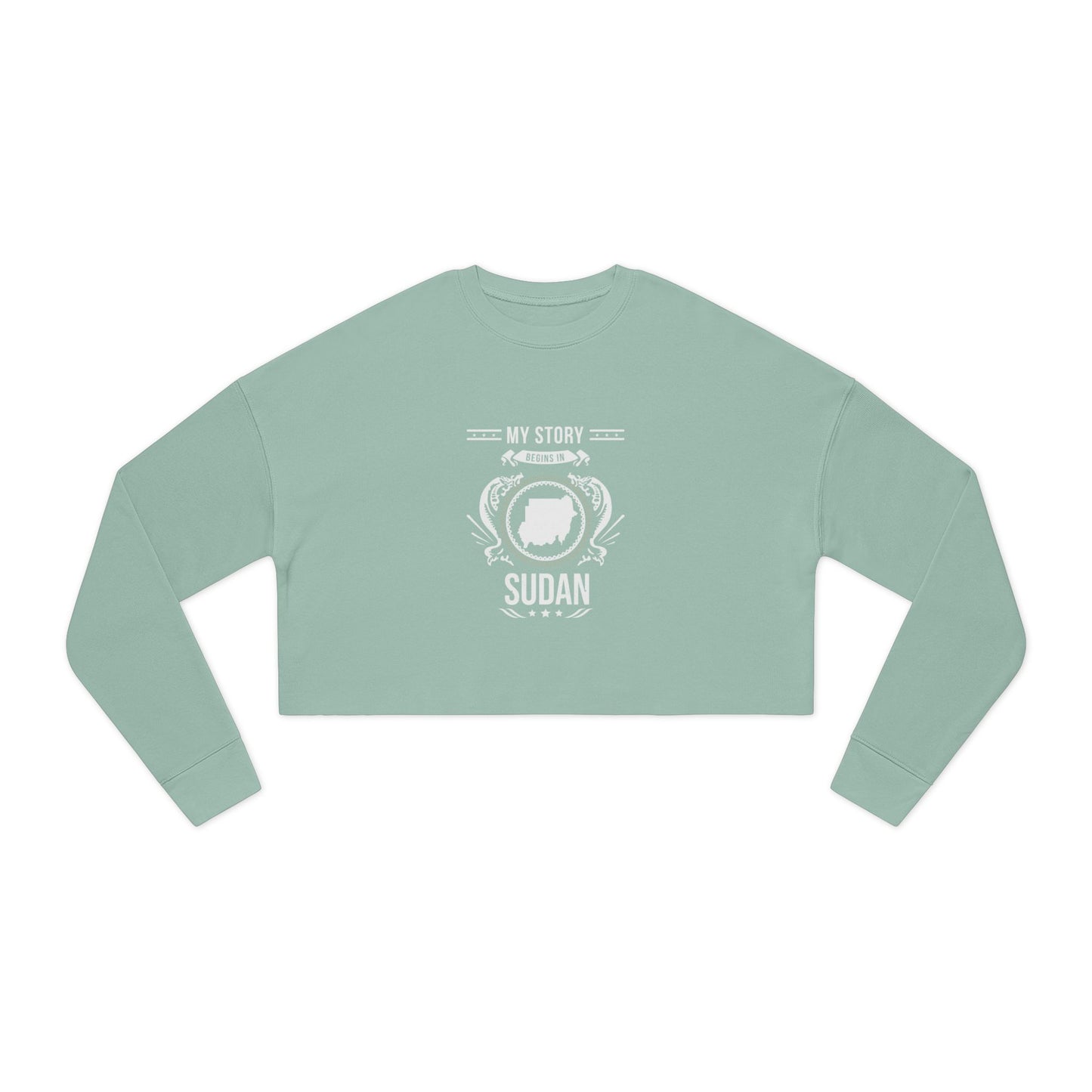 Sudan Style 1-Women's Cropped Sweatshirt