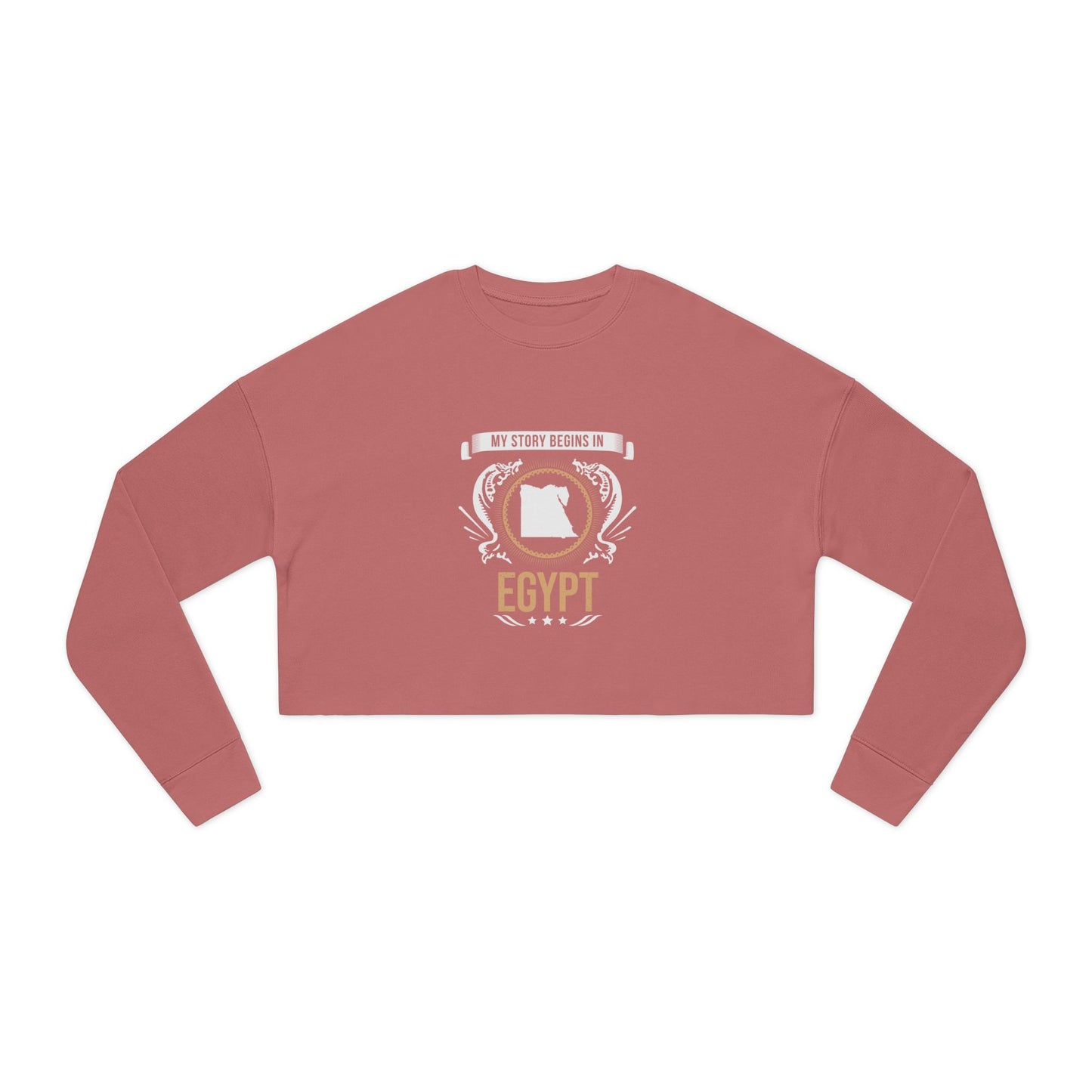 Egypt Style 2-Women's Cropped Sweatshirt