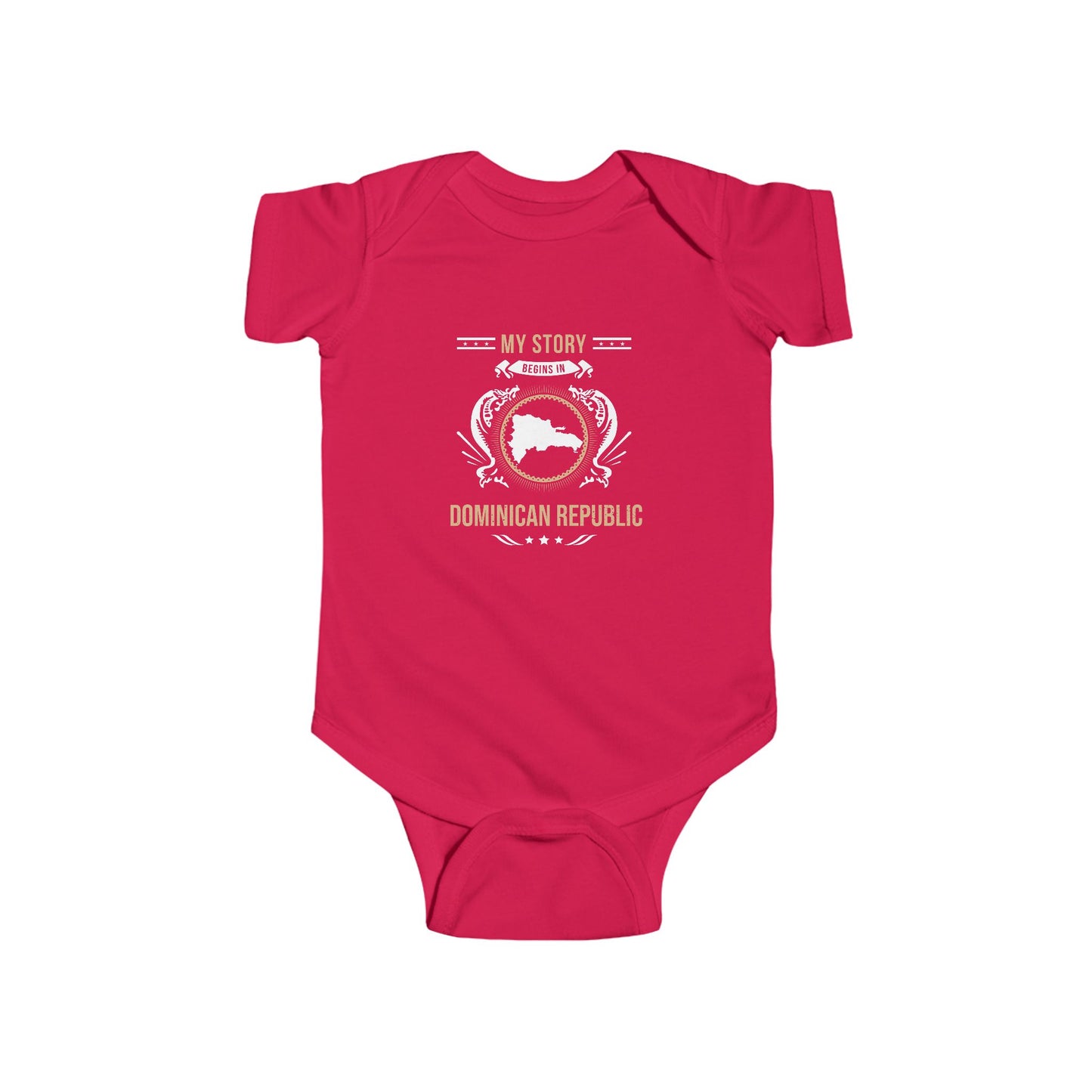 Baby Dominican Republic Style 1- Infant Bodysuit