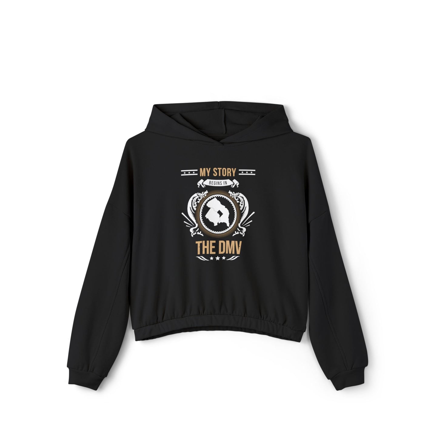 DMV Style 1-Women's Cinched Bottom Hoodie