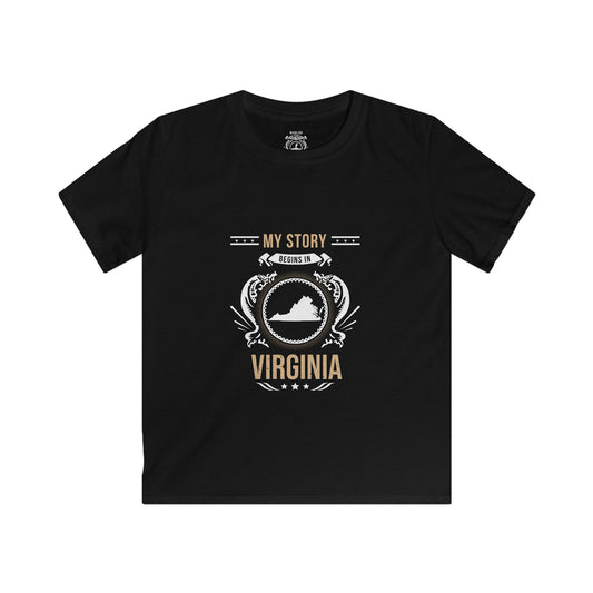 Kids Virginia Style 1-unisex short sleeve shirt