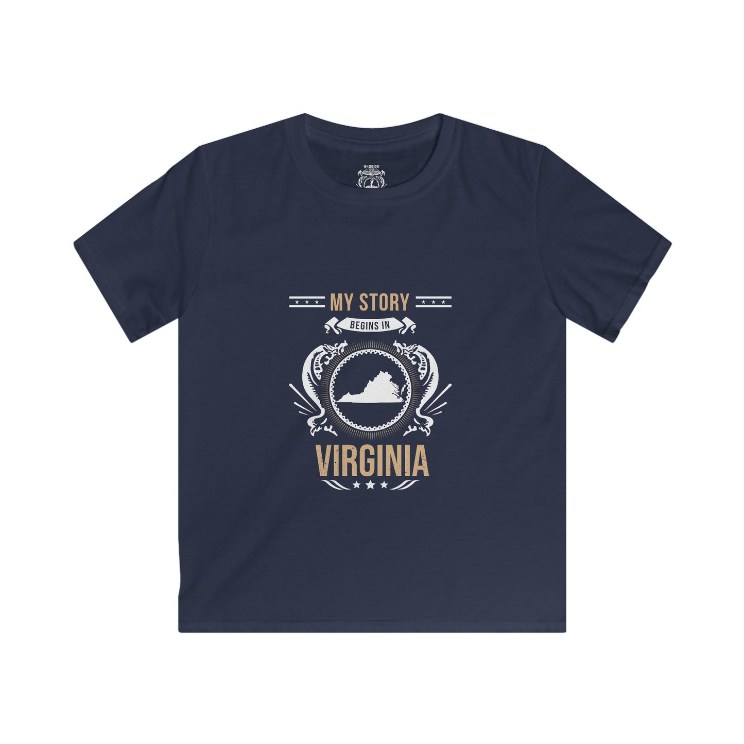 Kids Virginia Style 1-unisex short sleeve shirt