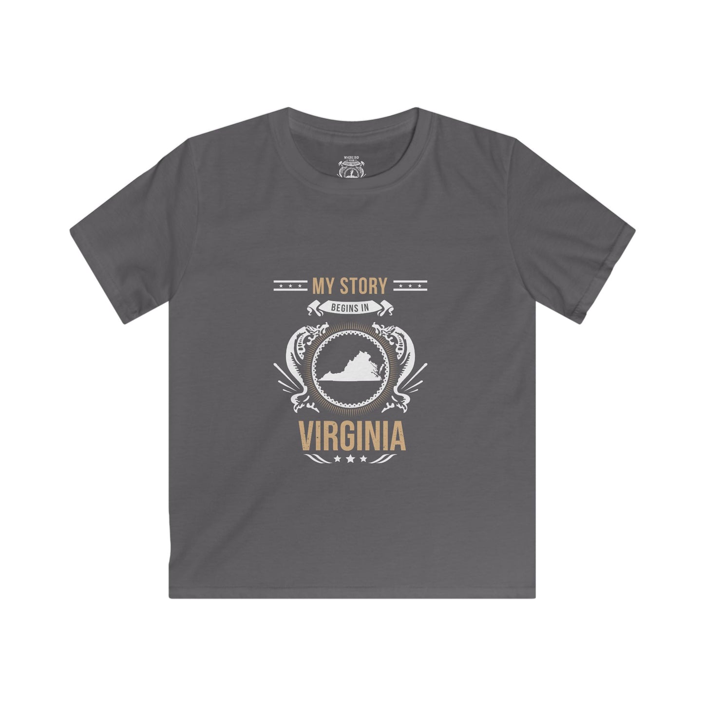 Kids Virginia Style 1-unisex short sleeve shirt