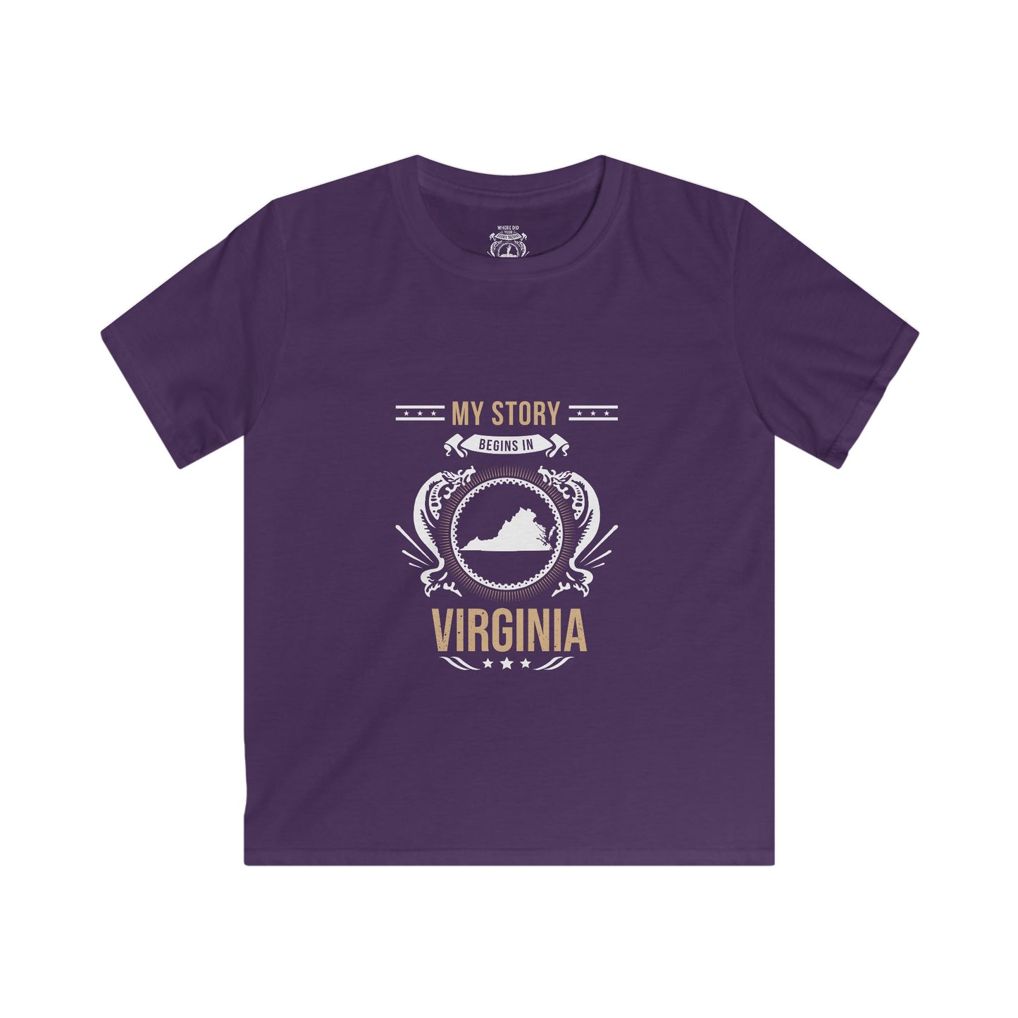 Kids Virginia Style 1-unisex short sleeve shirt