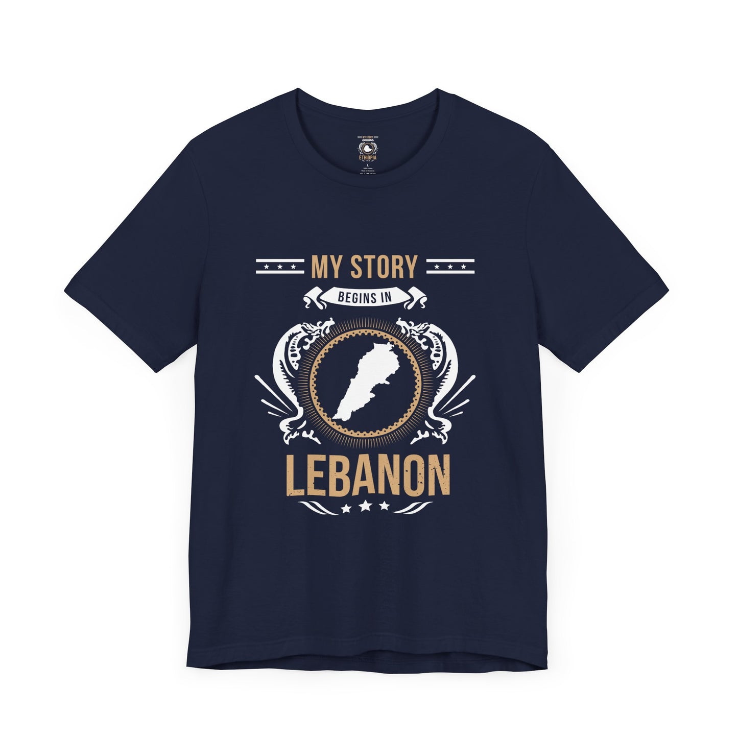 Lebanon Style 1-Unisex Short Sleeve Tee
