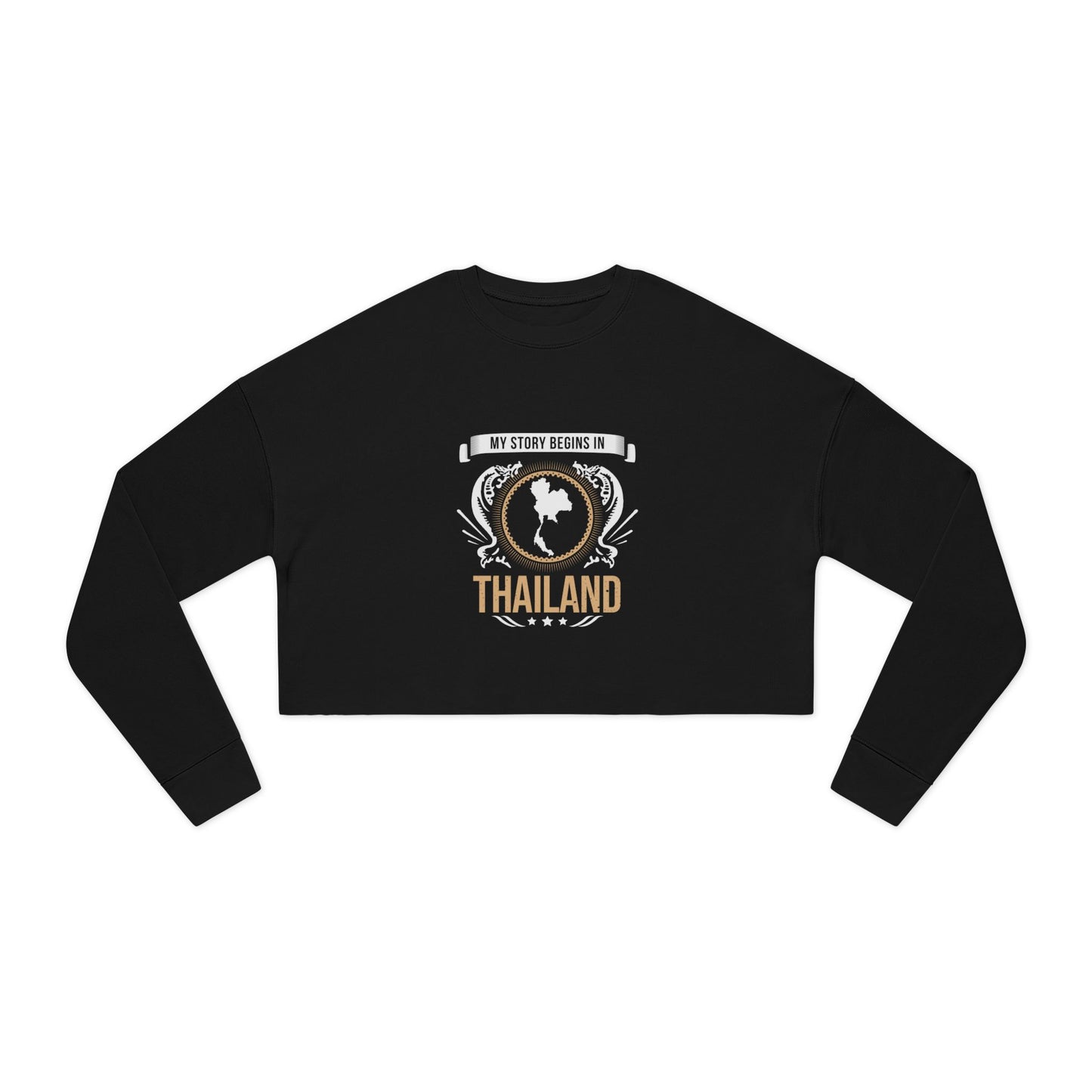 Thailand Style 2-Women's Cropped Sweatshirt