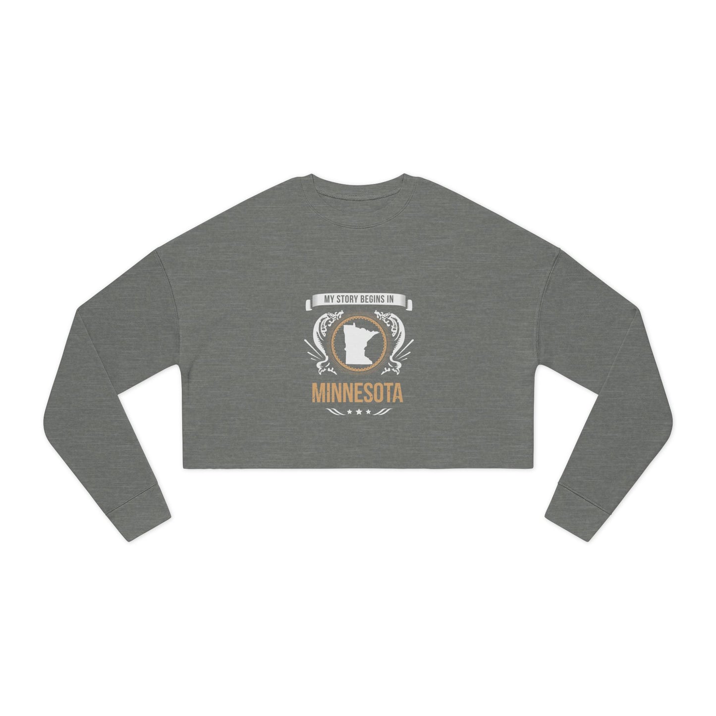 Minnesota Style 2-Women's Cropped Sweatshirt