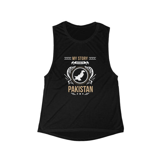 Pakistan Style 1-Women's Flowy Tank