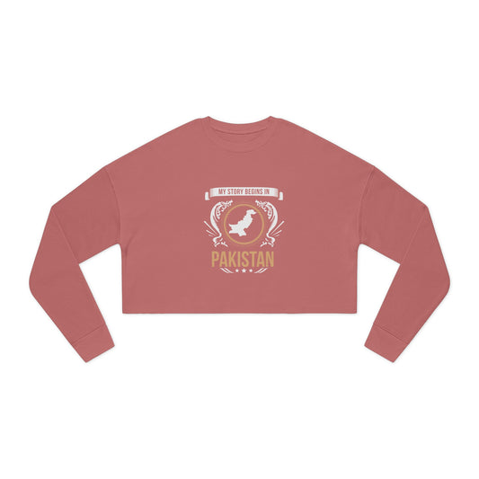 Pakistan Style 2-Women's Cropped Sweatshirt