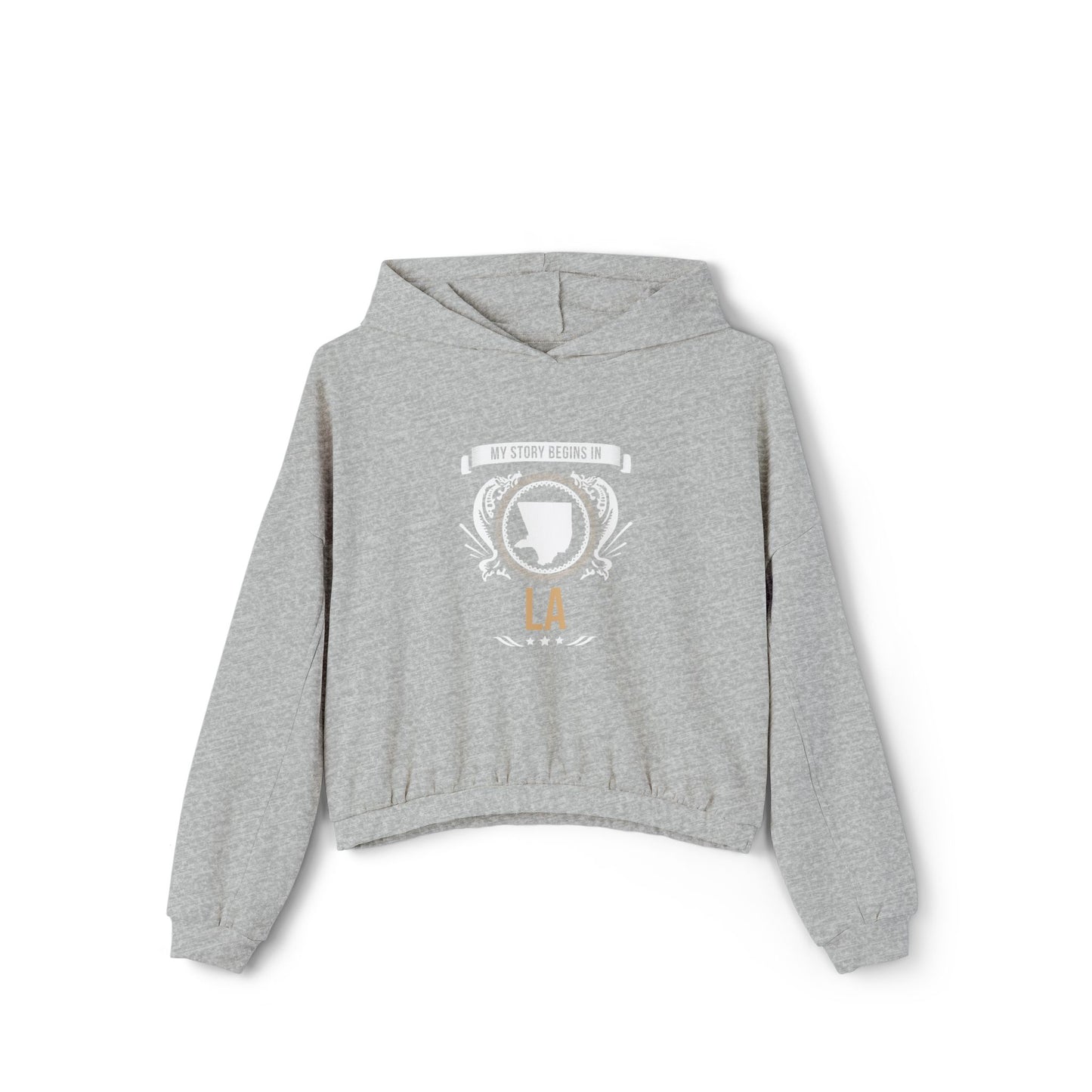 LA Style 2-Women's Cinched Bottom Hoodie