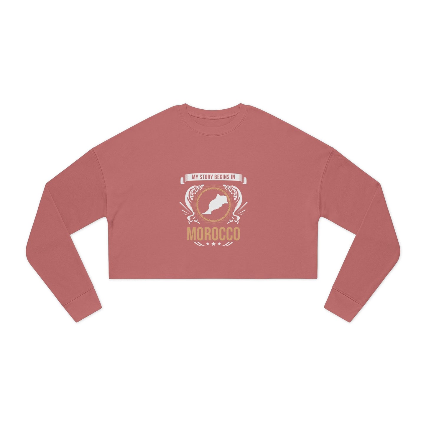 Morocco Style 2-Women's Cropped Sweatshirt