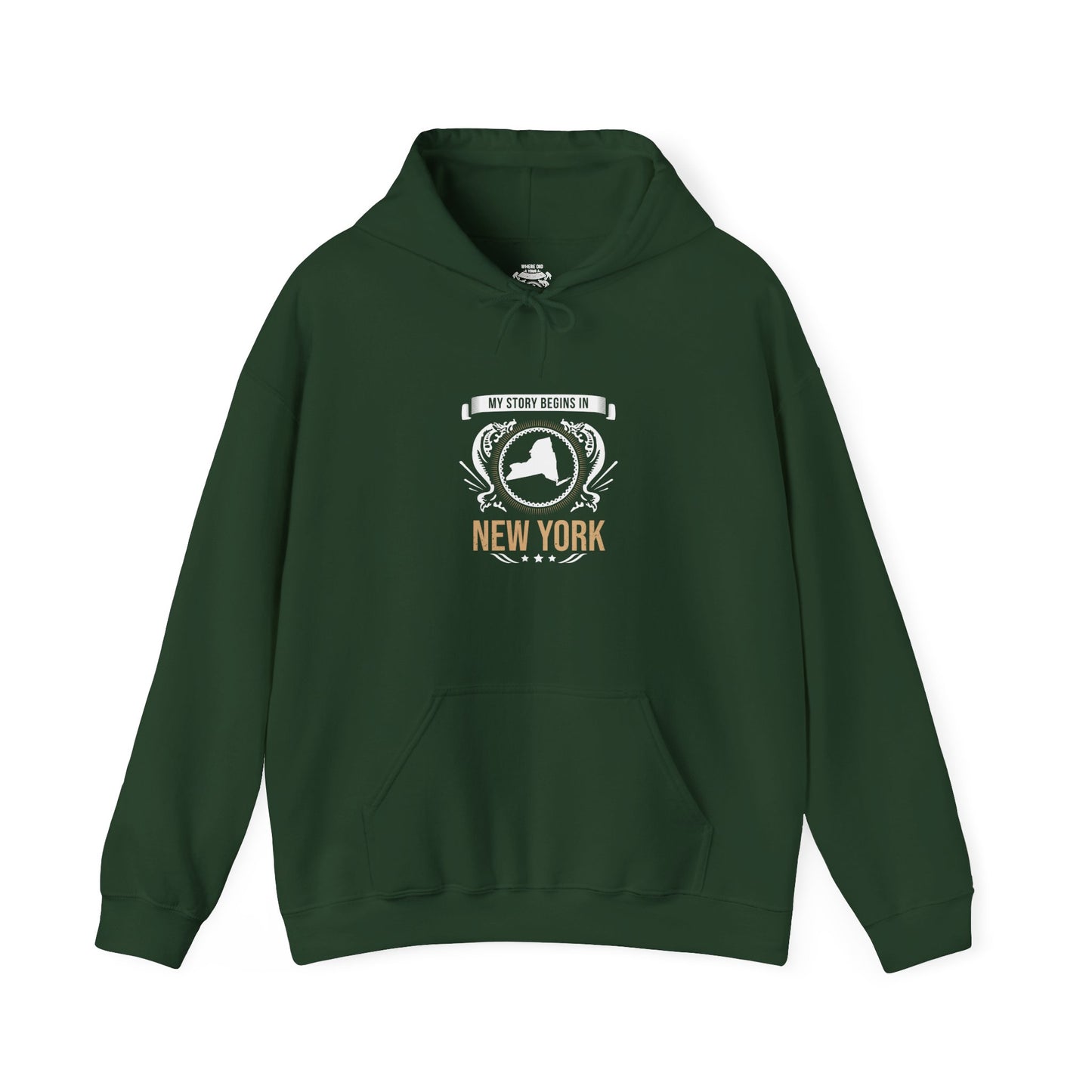 New York Style 2-Unisex Hooded Sweatshirt