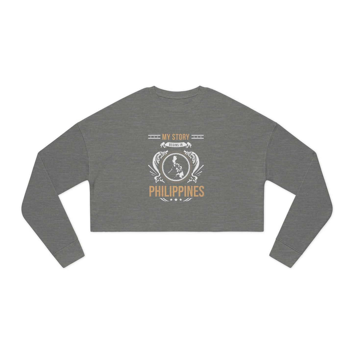Philippines Style 1-Women's Cropped Sweatshirt