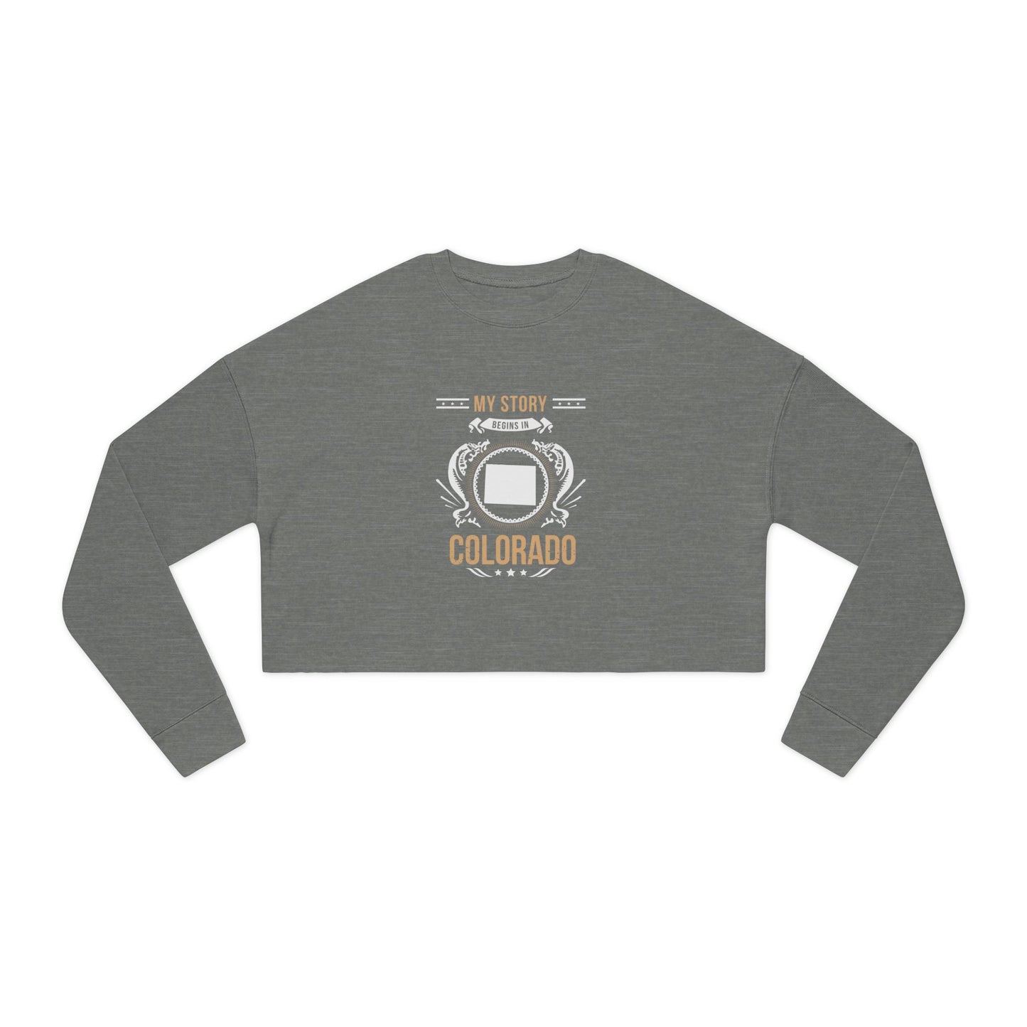 Colorado Style 1-Women's Cropped Sweatshirt