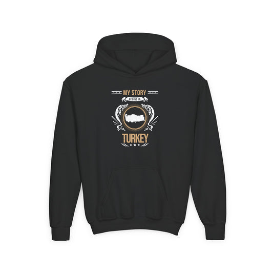 Youth Turkey Style 1 - Unisex Hoodie
