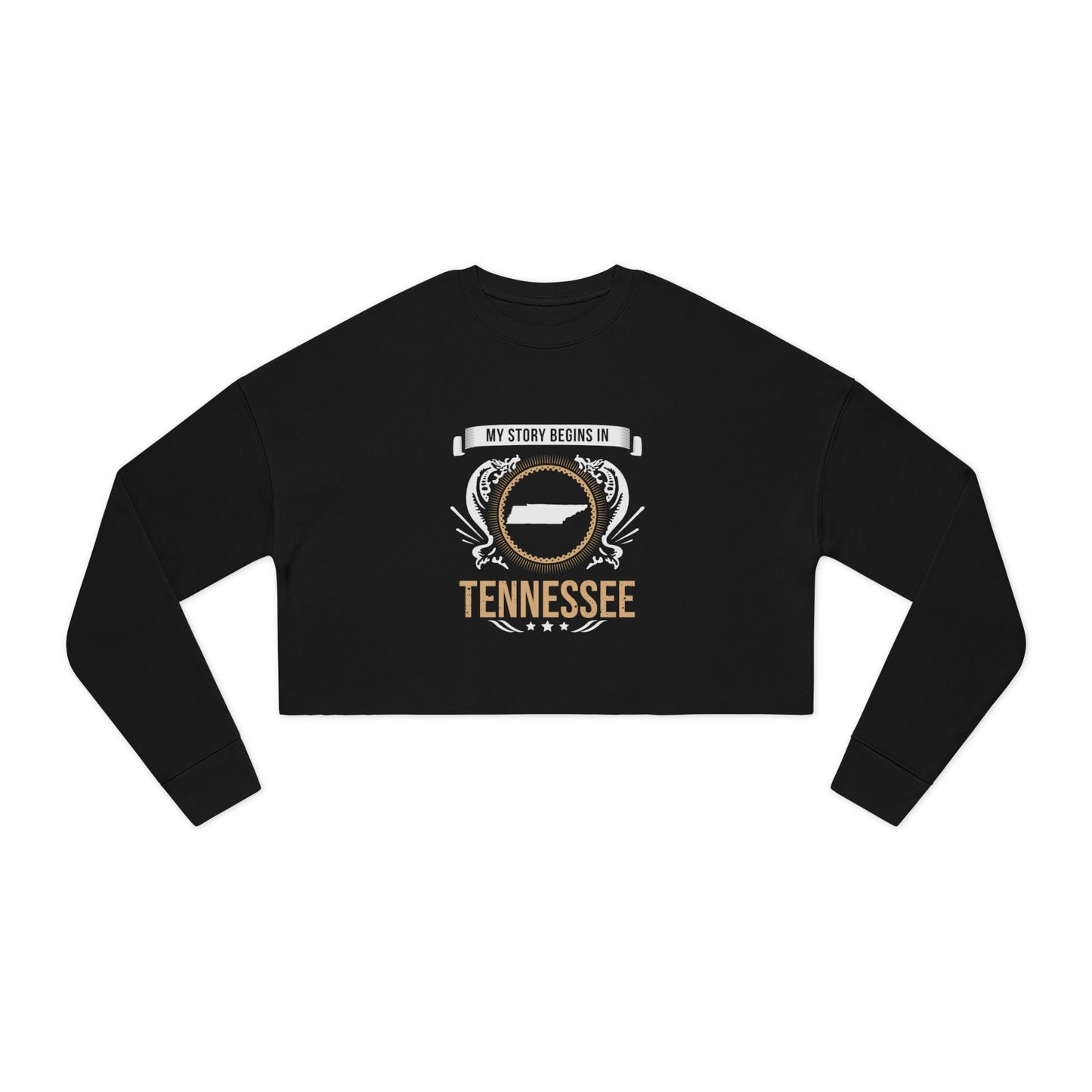 Tennessee Style 2-Women's Cropped Sweatshirt
