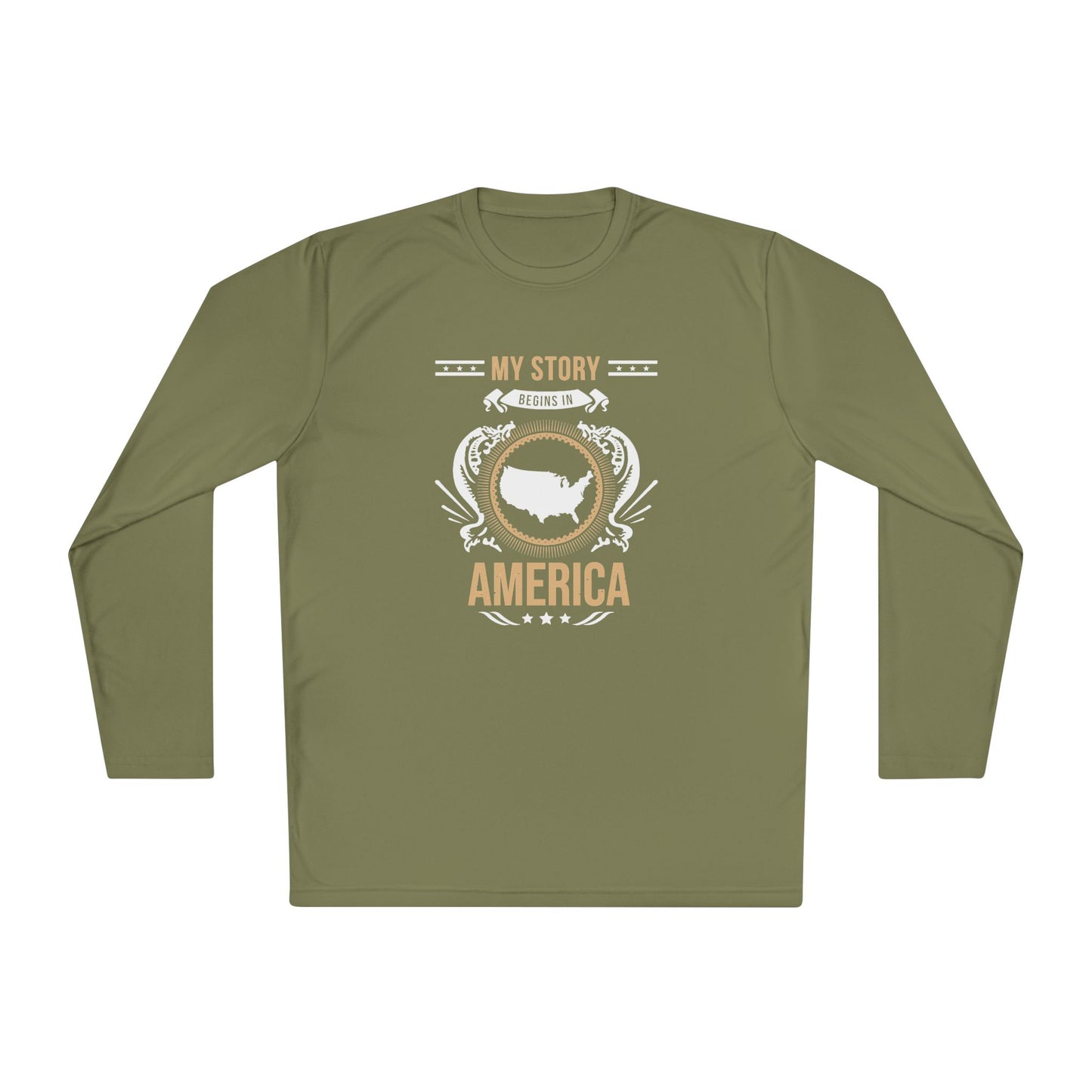 America Style 1-Unisex Long Sleeve Tee