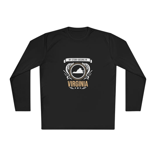 Virginia Style 2-Unisex Lightweight Long Sleeve Tee