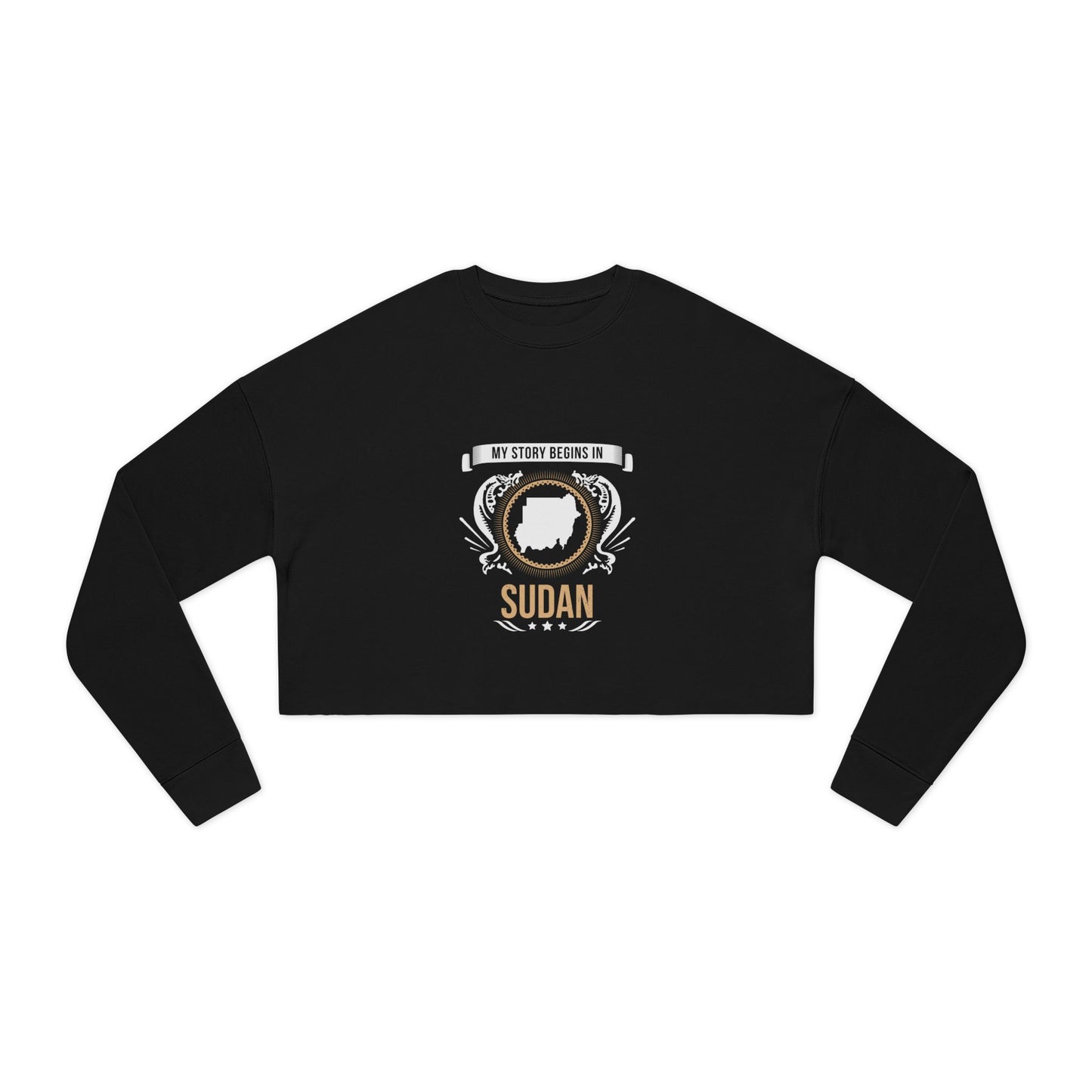 Sudan Style 2-Women's Cropped Sweatshirt