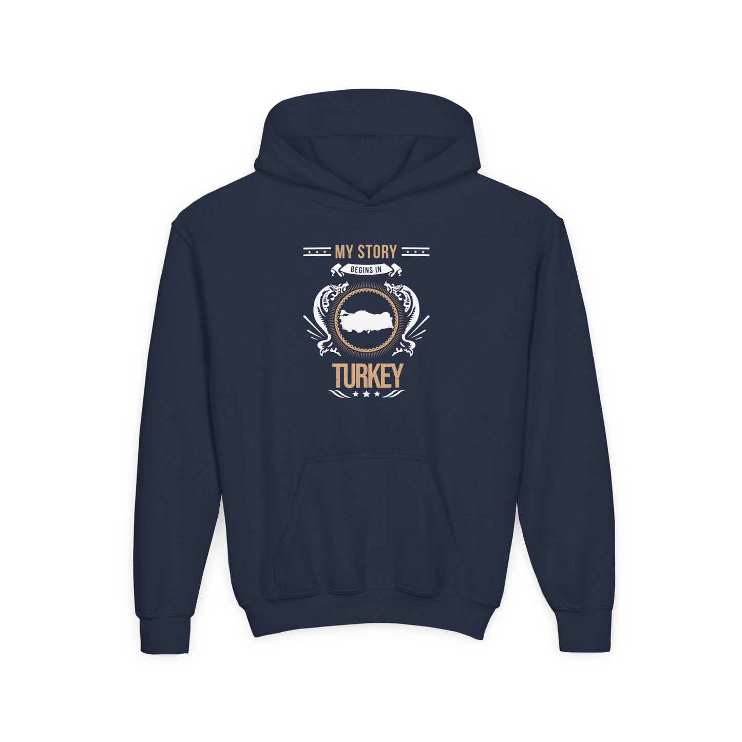 Youth Turkey Style 1 - Unisex Hoodie
