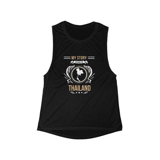 Thailand Style 1-Women's Flowy Tank