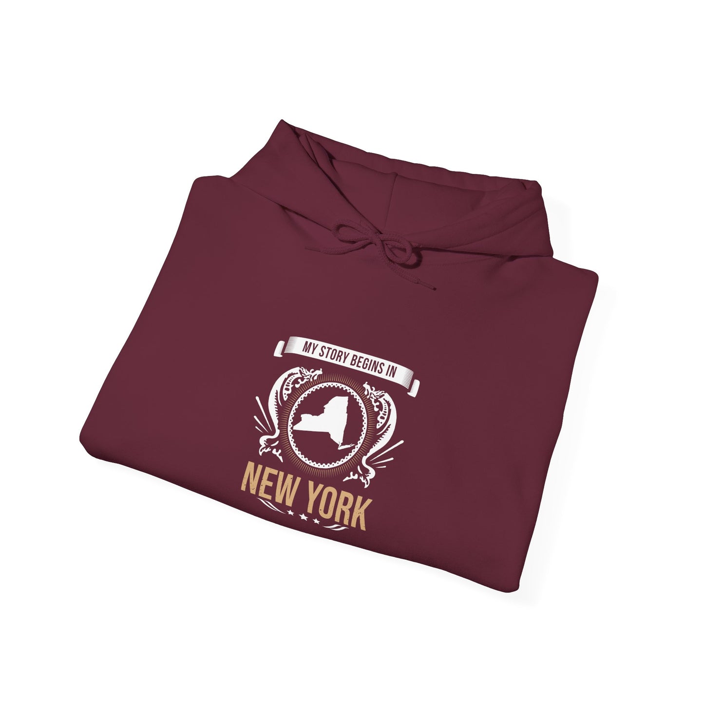 New York Style 2-Unisex Hooded Sweatshirt