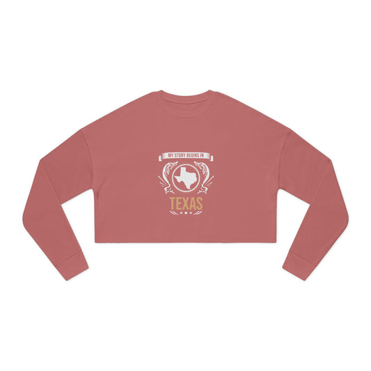 Texas Style 2-Women's Cropped Sweatshirt