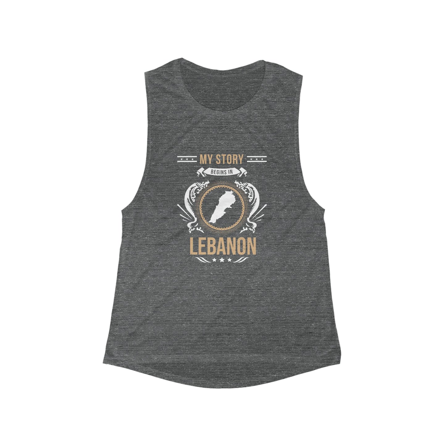 Lebanon Style 1-Women's Flowy Tank