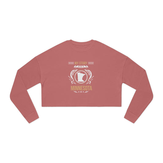 Minnesota Style 1-Women's Cropped Sweatshirt