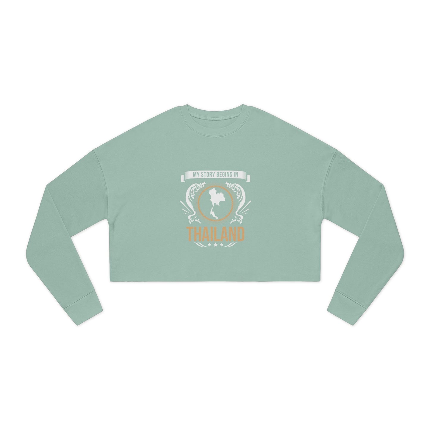 Thailand Style 2-Women's Cropped Sweatshirt