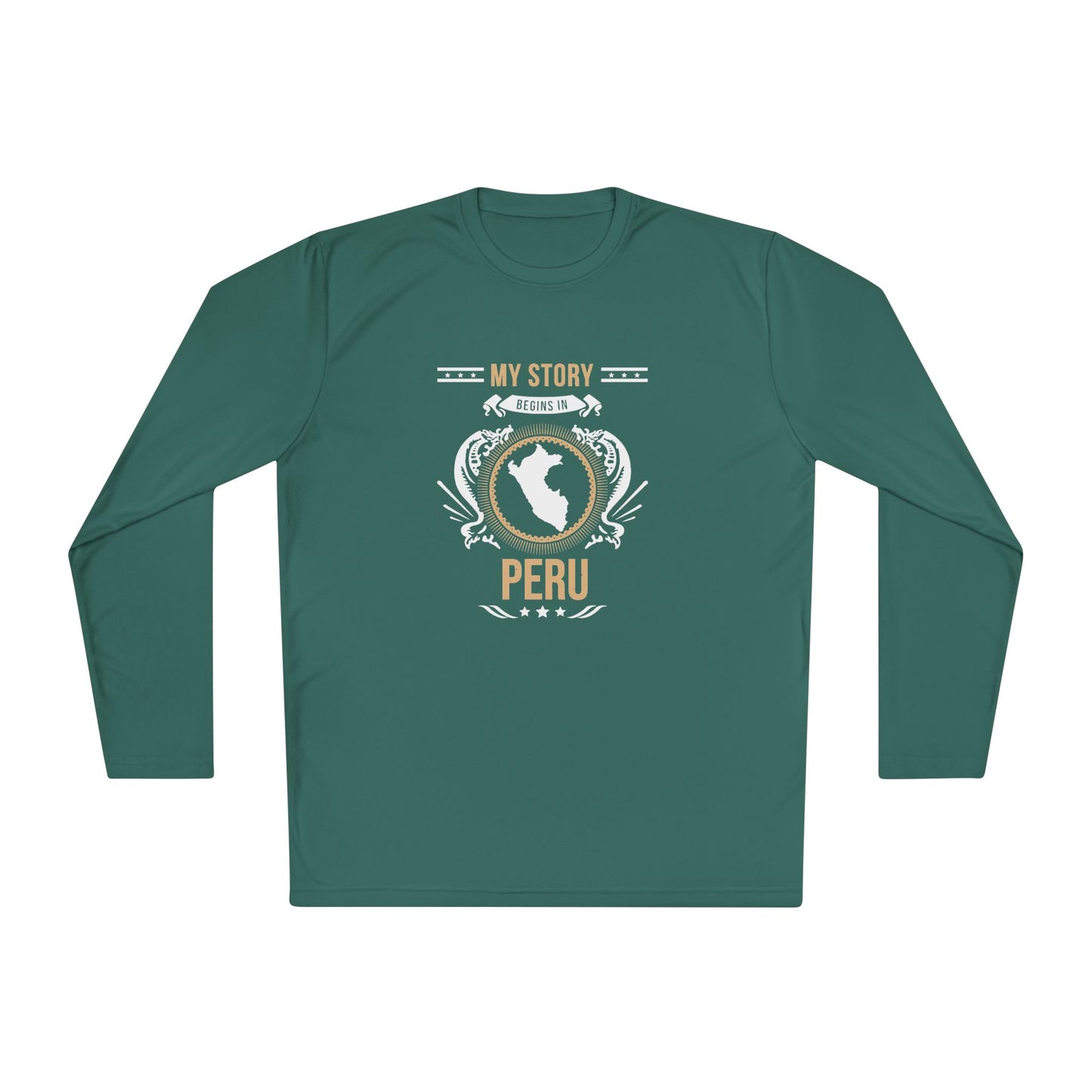 Peru Design 1-Unisex Lightweight Long Sleeve Tee