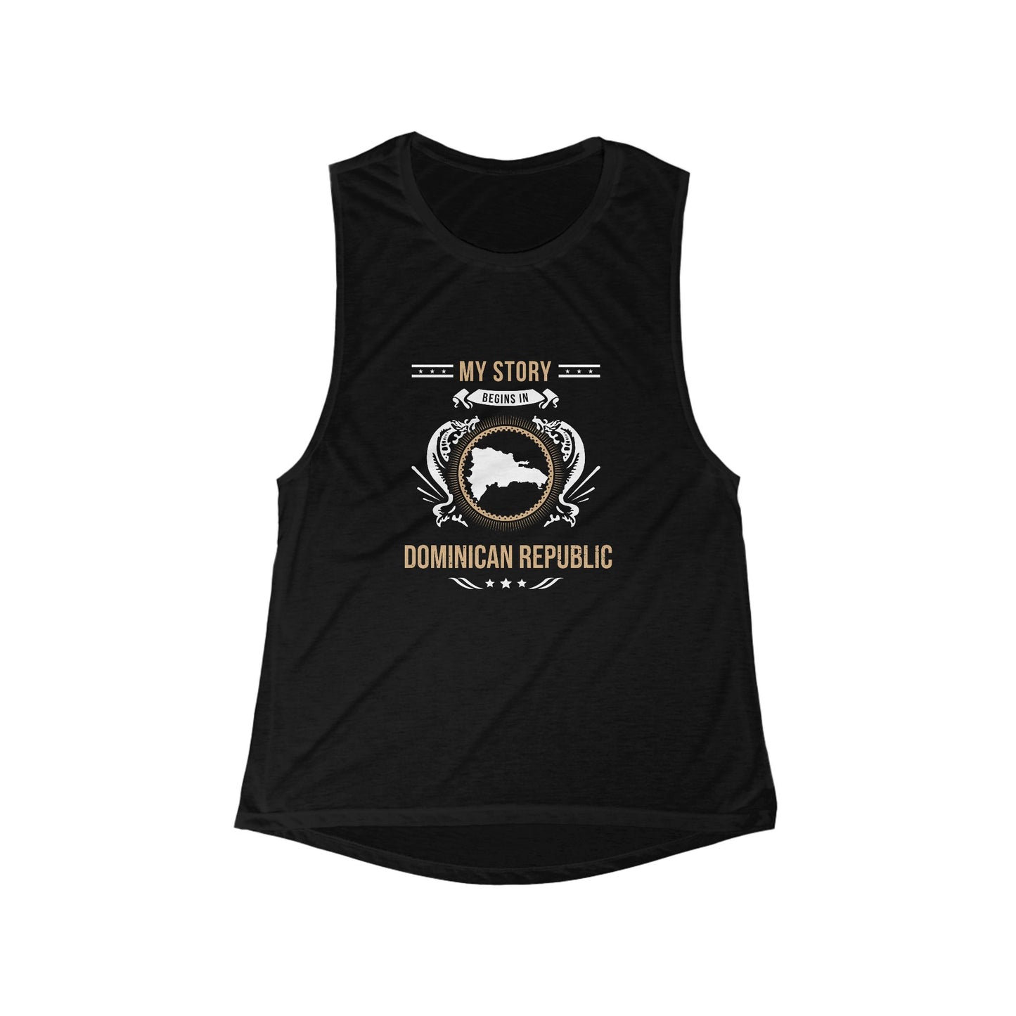 Dominican Republic Style 1-Women's Flowy Tank