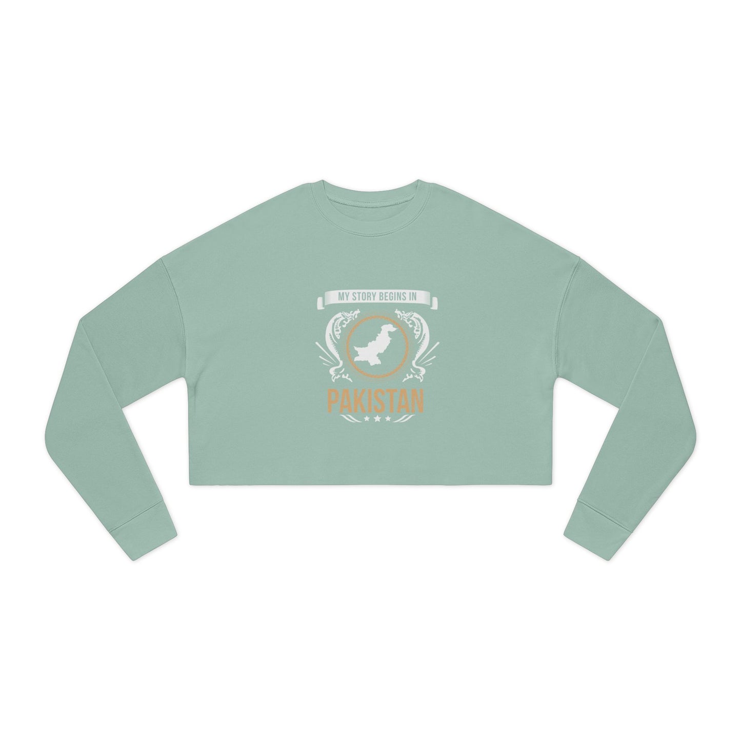 Pakistan Style 2-Women's Cropped Sweatshirt
