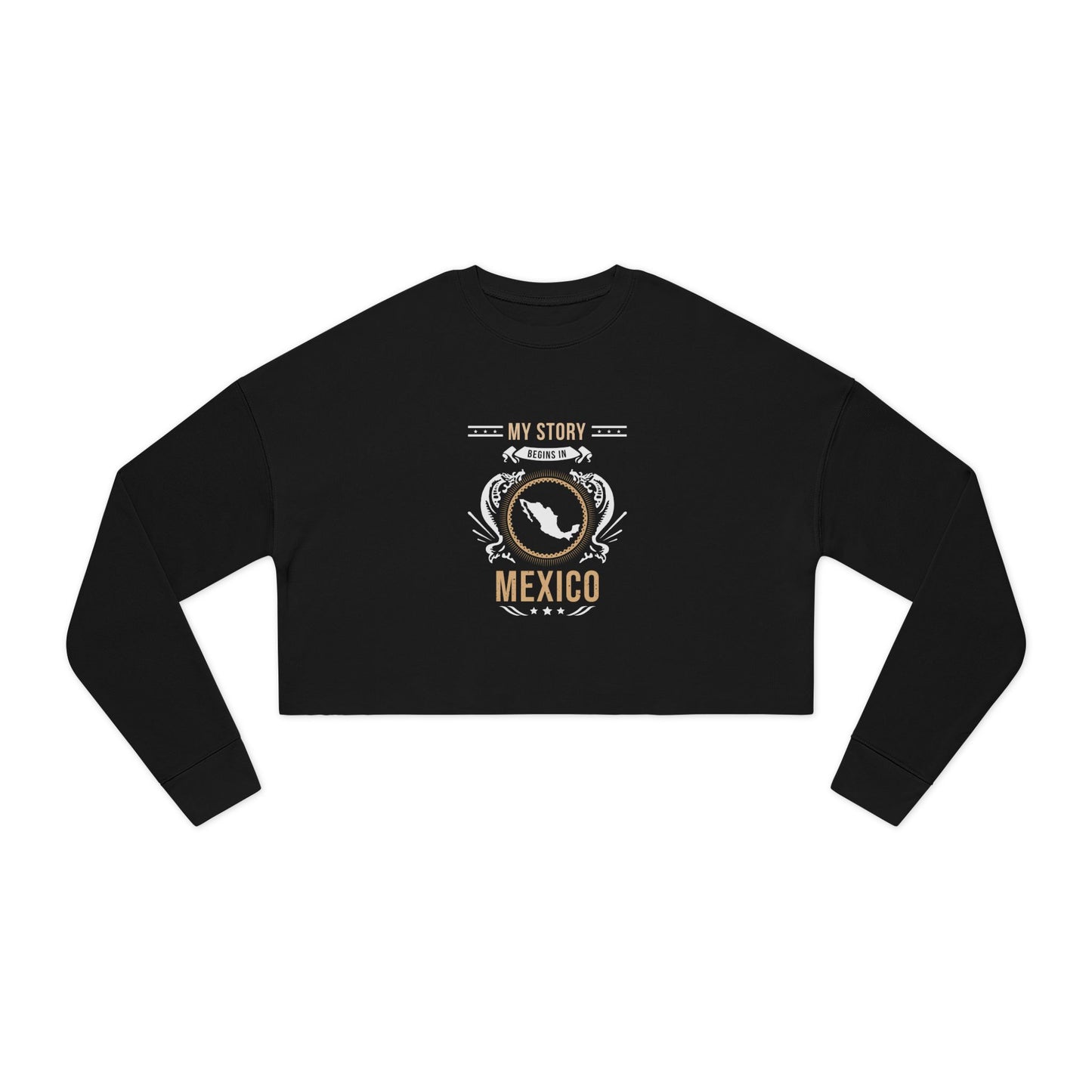 Mexico Style 1-Women's Cropped Sweatshirt