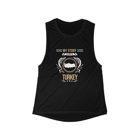 Turkey Style 1-Women's Flowy Tank