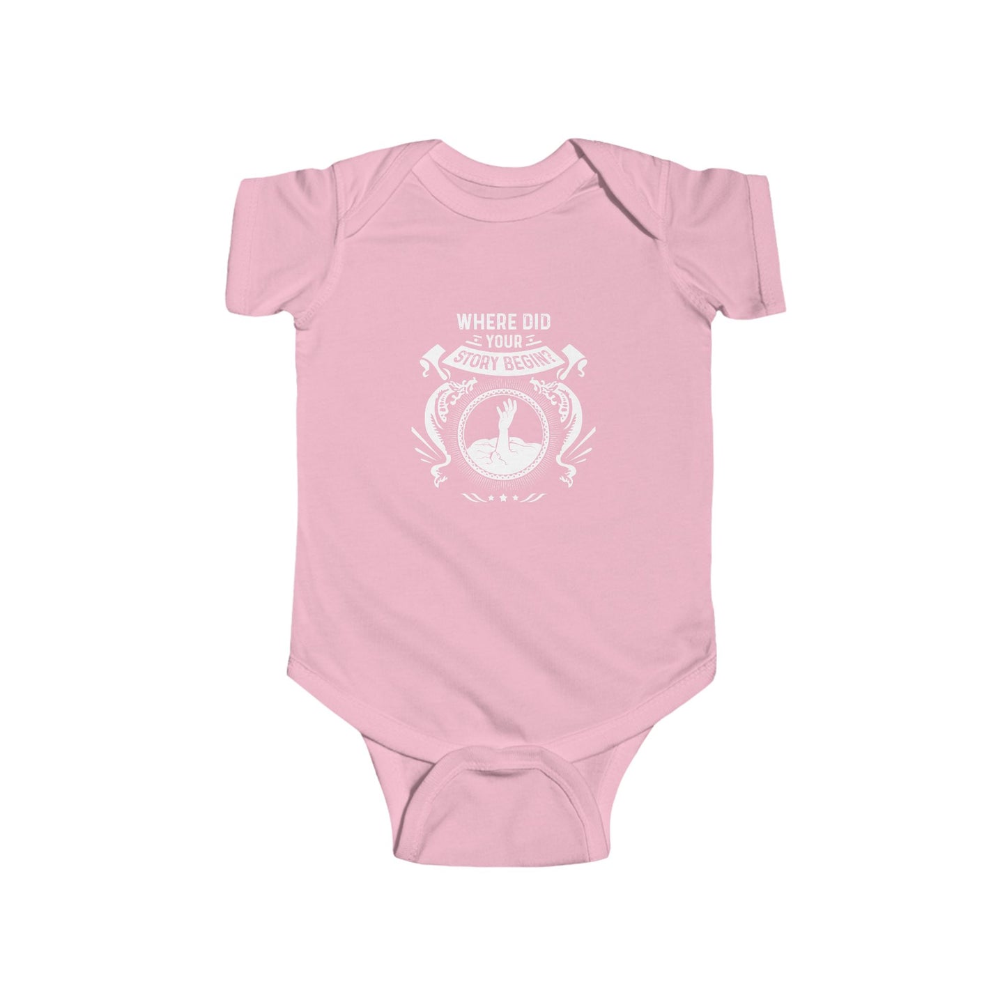 Baby My Story Begins in- Infant Bodysuit