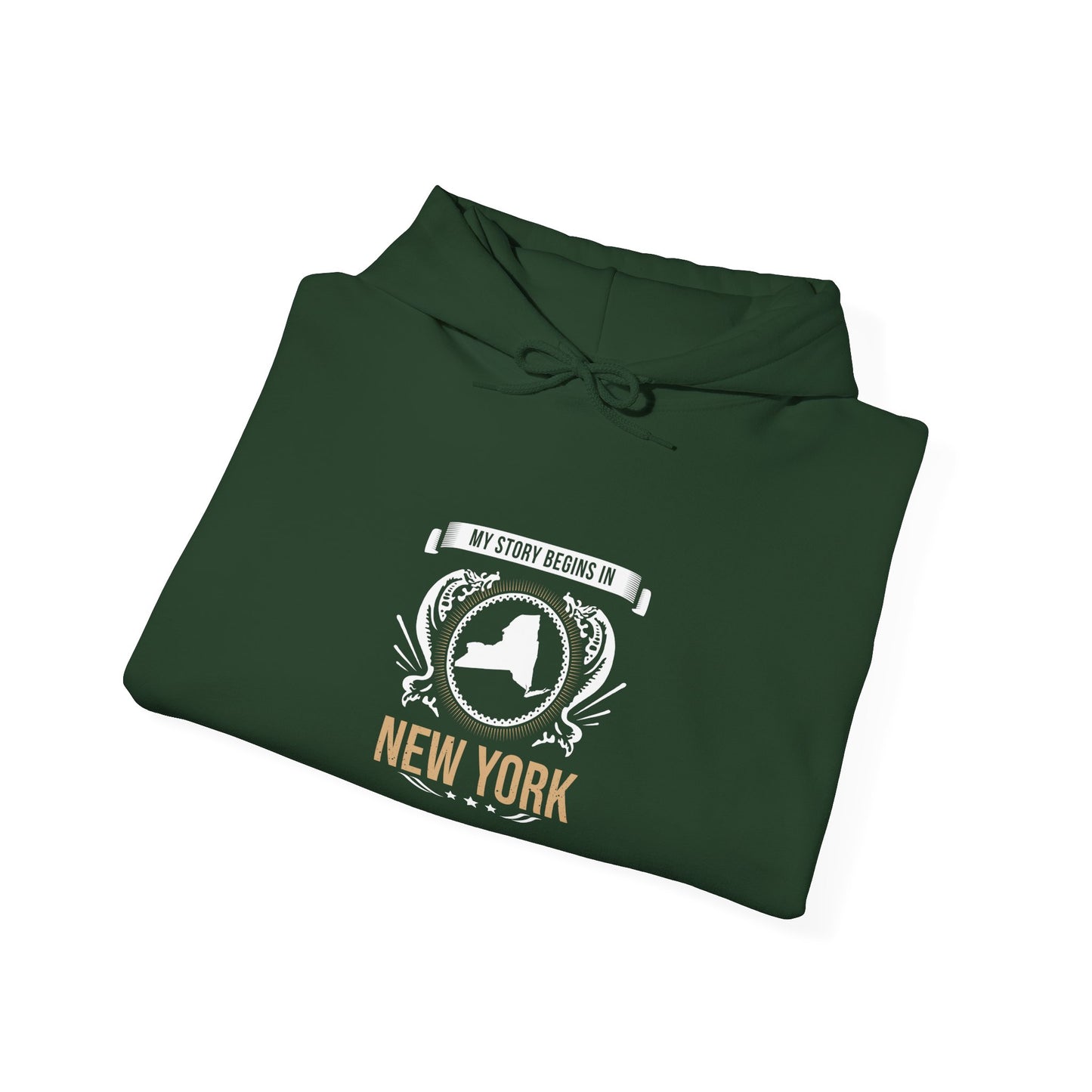 New York Style 2-Unisex Hooded Sweatshirt