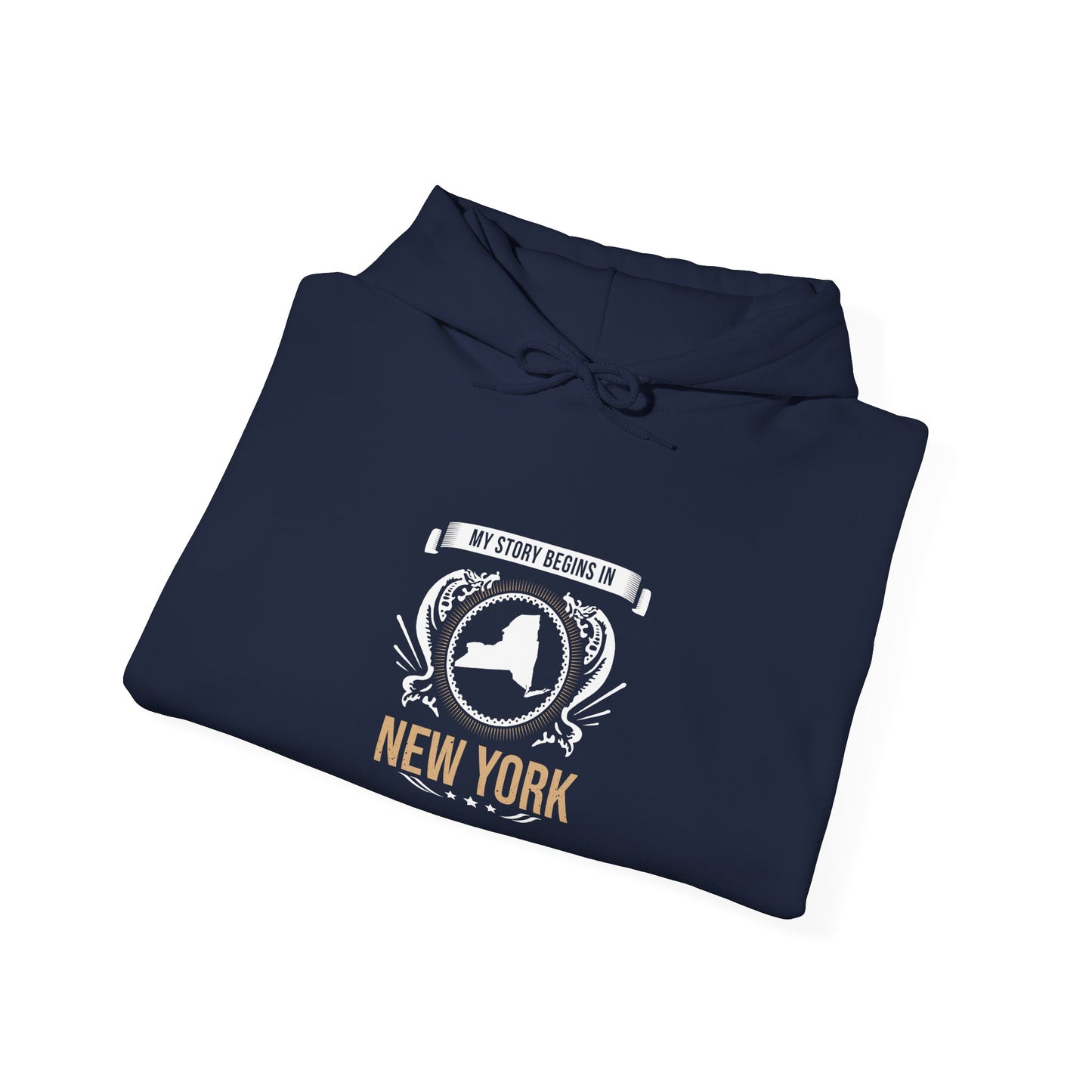 New York Style 2-Unisex Hooded Sweatshirt