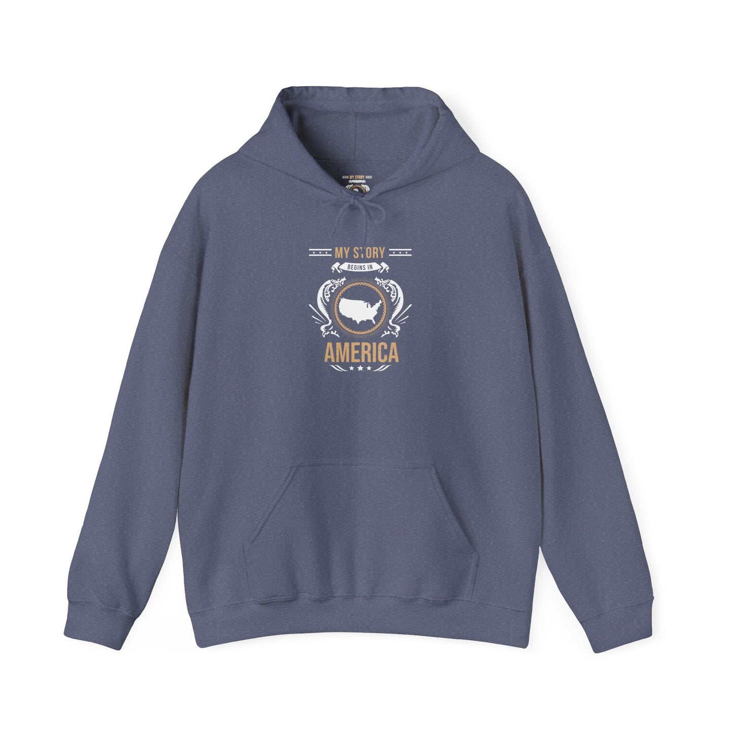America Style 1-Unisex Hooded Sweatshirt